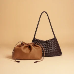 Woven Basket Shoulder Bag