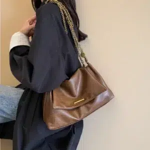 Urban Chain Crossbody Flip Tote