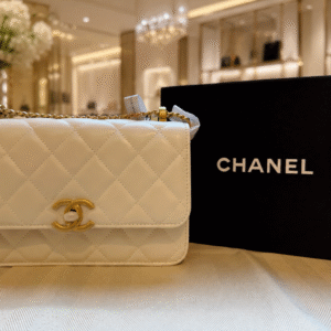 White Small Flap Bag